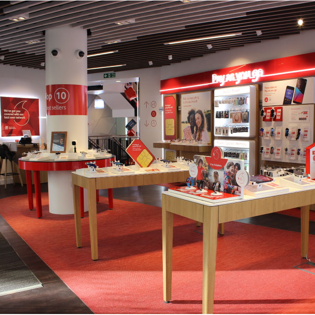 Vodafone store roll-out